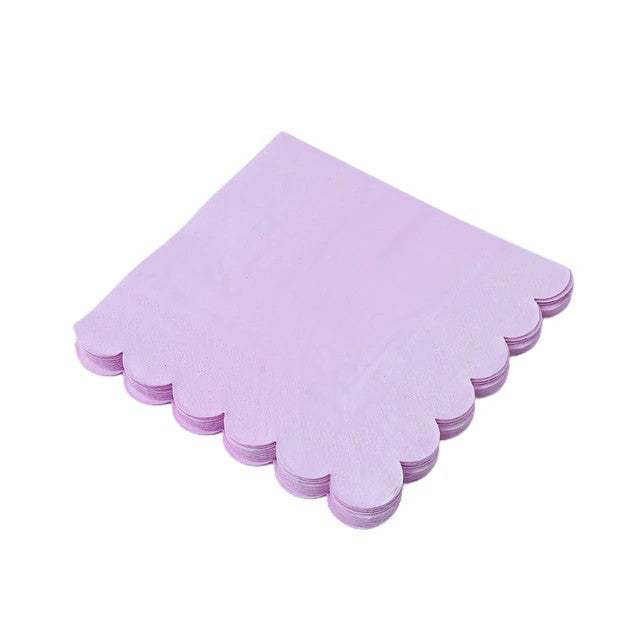 16PCs Solid Purple Paper Napkins For Luncheon Dinner Home Party Decorations 3-Ply 33cm