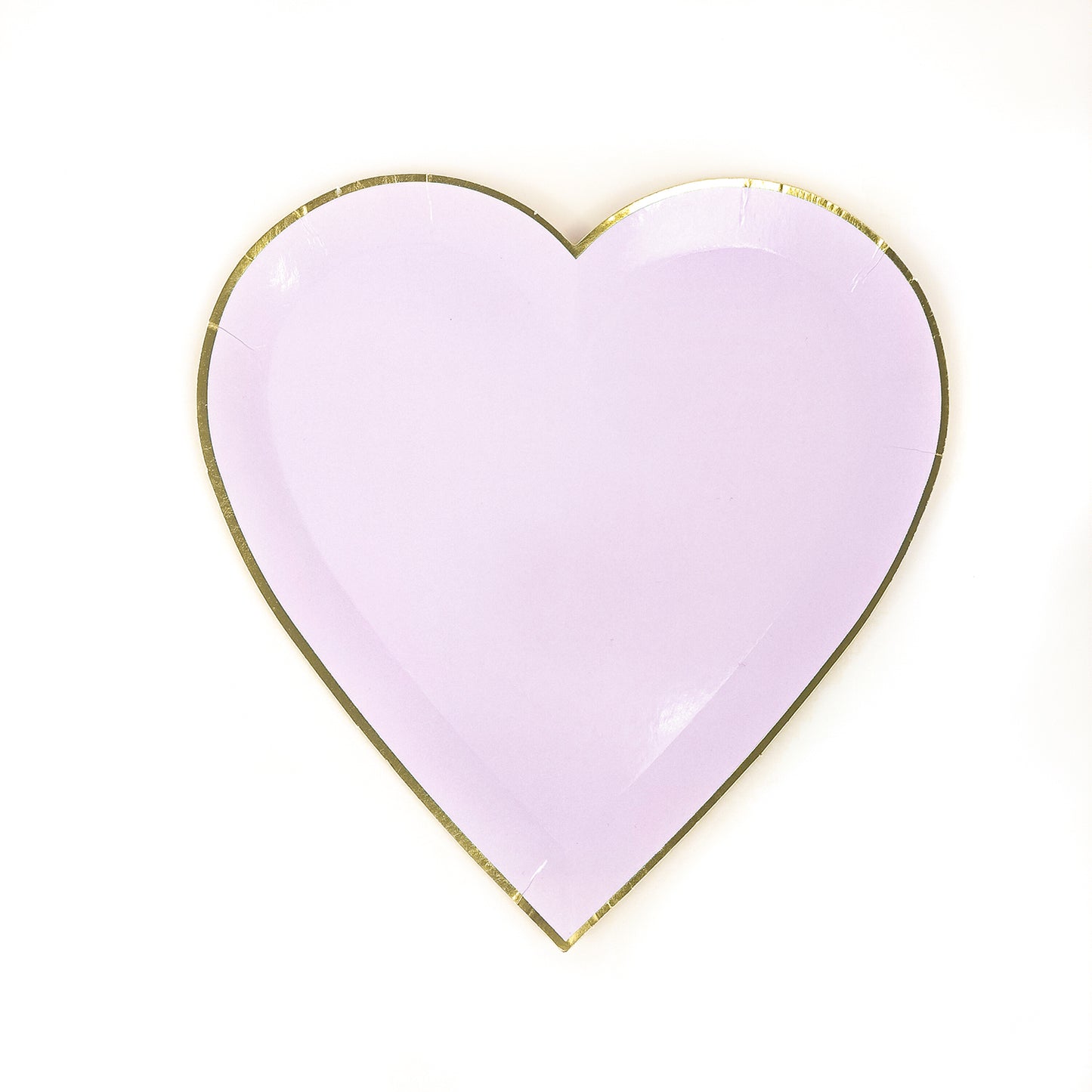 Heart Shaped Dinner Party Disposable Eco-friendly Paper Plates for Happy New Year Party Wedding Valentine's Day 8pks