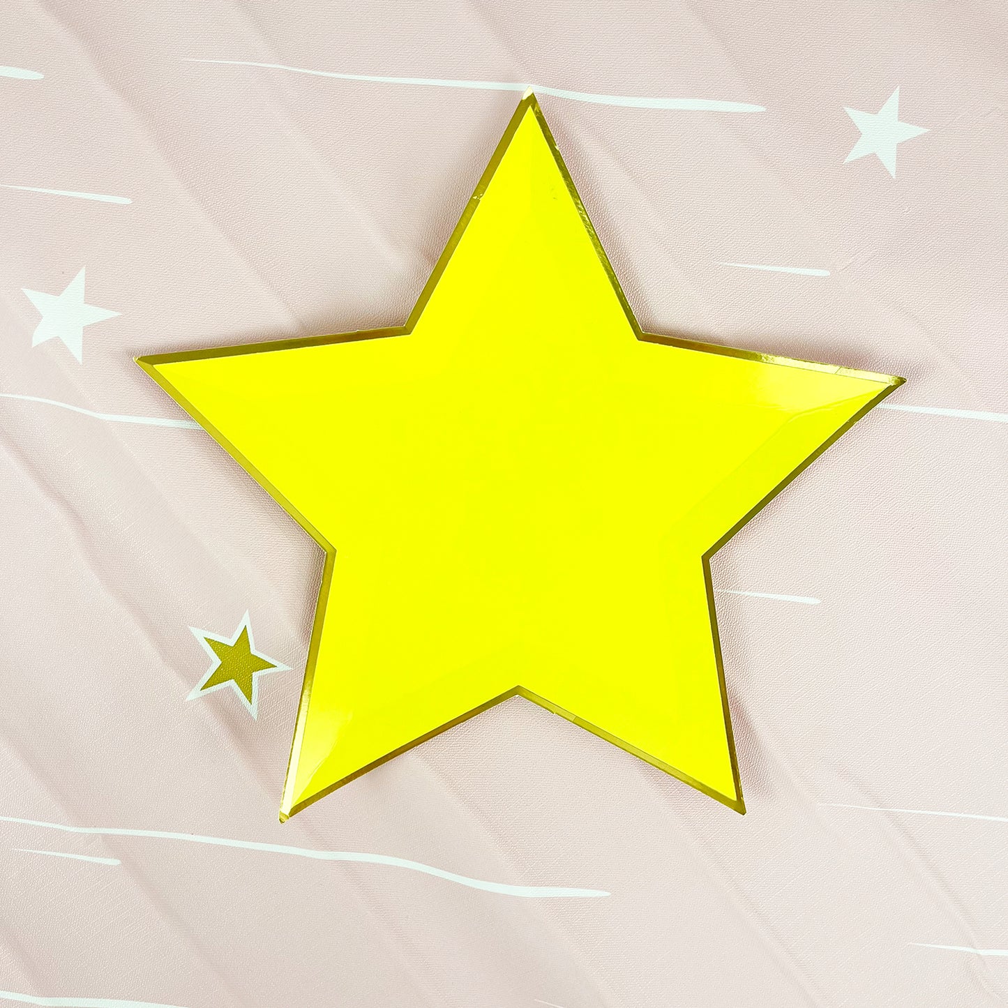 Star Plates Graduation Party Decor First Birthday Boy Girl Baby Shower Foil Paper Disposable Plate Party Tableware