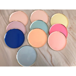 Party Palette Dinner Plates Pizza Disc Disposable Paper Plate High Quality Multiple Colors Available For Birthday Party Festival Celebration