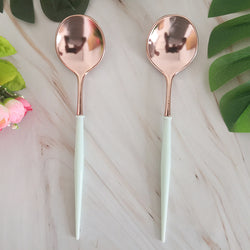 8PCs Plastic Disposable Cutlery Knife Forks Spoons Tableware Set Wedding Baby Shower Birthday Party Supplies Decorations