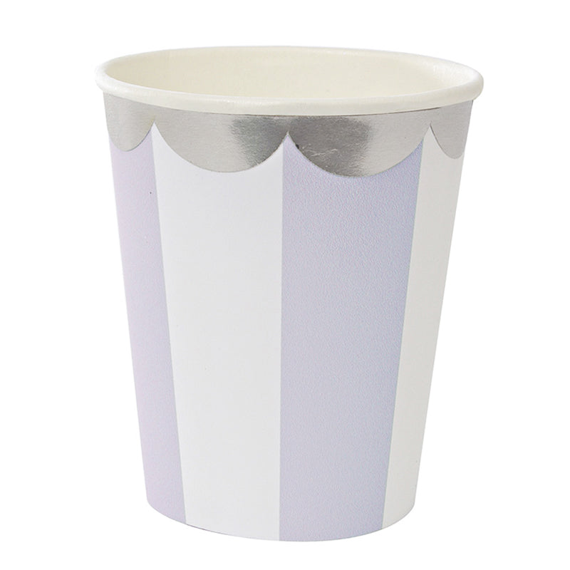 8PCs Circus Pattern Disposable Paper Cups 270ml Tableware Baby Shower Birthday Party Supplies Decoration Paper Cup