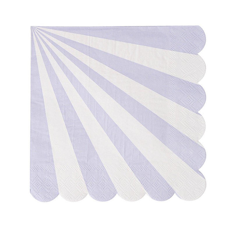 20PCs/Bag 33*33cm Three-layer Stripe Disposable Paper Napkins Wedding Birthday Party Supplies Decoration Paper Napkin