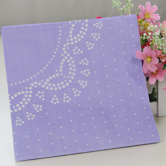 20PCs/Bag 33*33cm Three-layer Lace Pattern Disposable Paper Napkins Wedding Birthday Party Supplies Decoration Paper Napkin