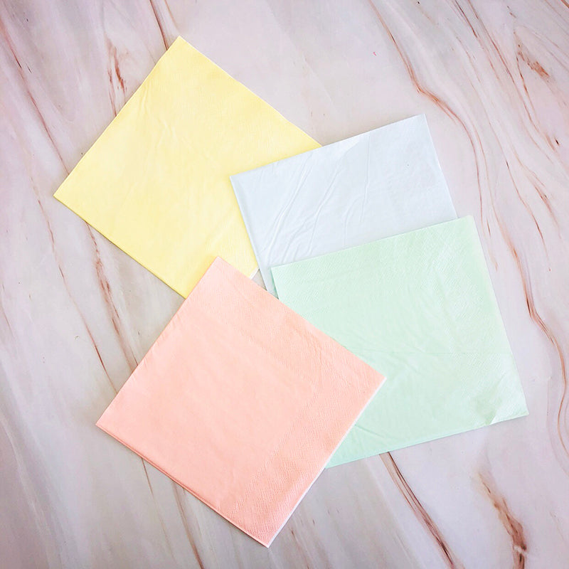 16PCs Colorful Paper Napkins Party Supplies 33*33cm