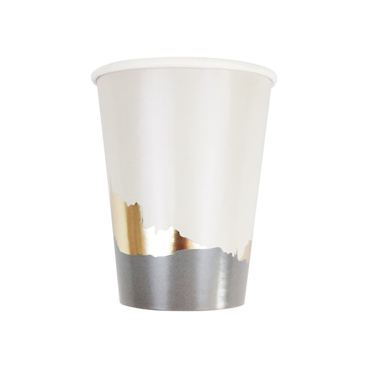 Gilding Gray Paper Cups * 8PCs