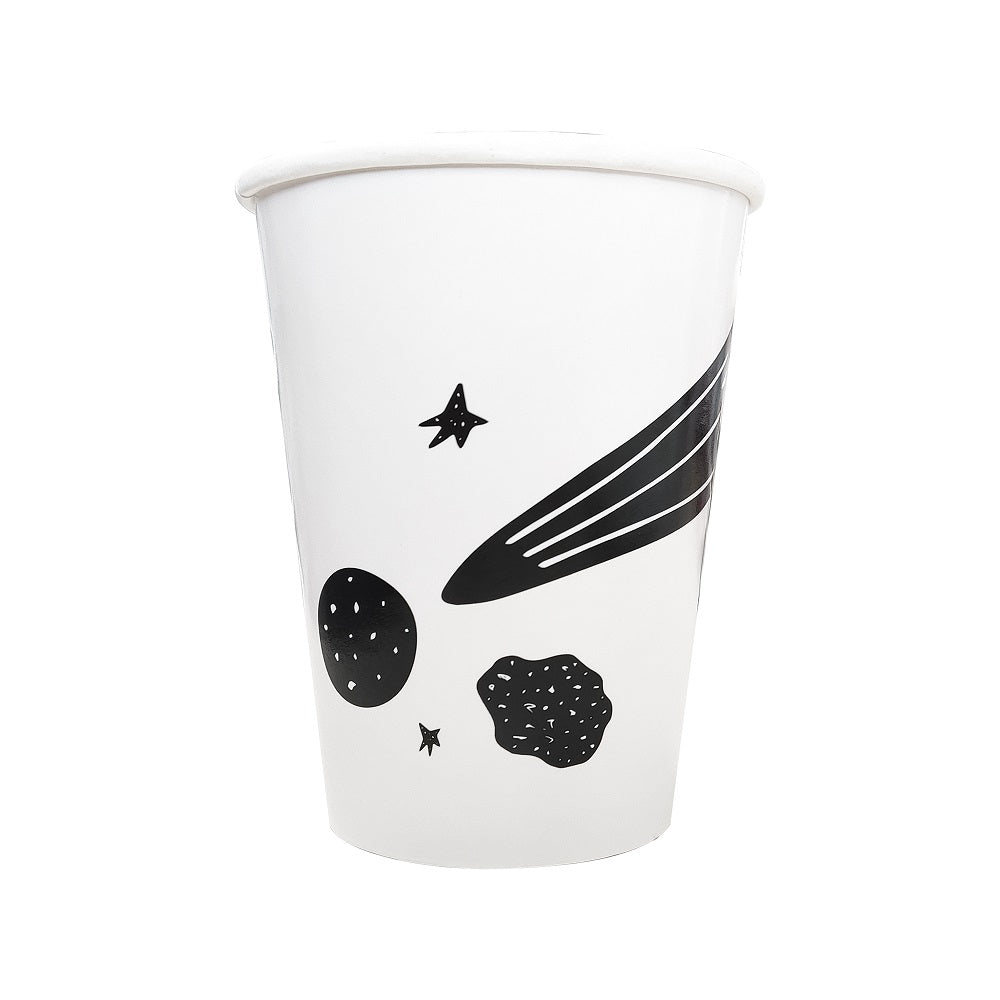 Black Graffiti Paper Cup * 8PCs