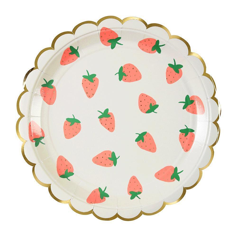 Strawberry Lemon Paper Plate Tableware Disposable Party Supplies Plates * 8PCs